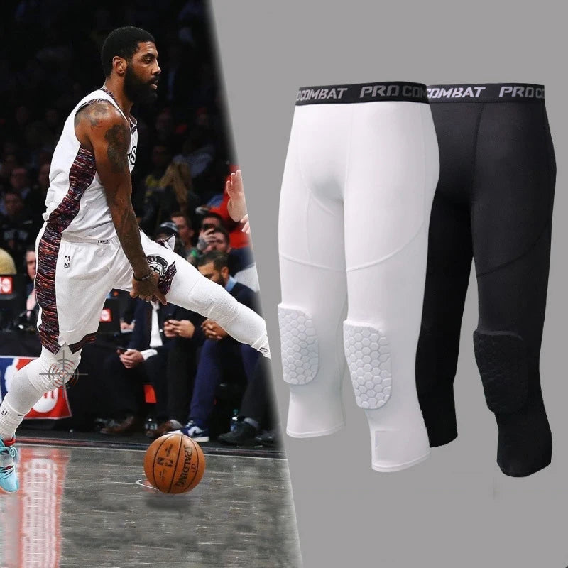 Ascend Performance Padded Compression Pants with Knee Protection