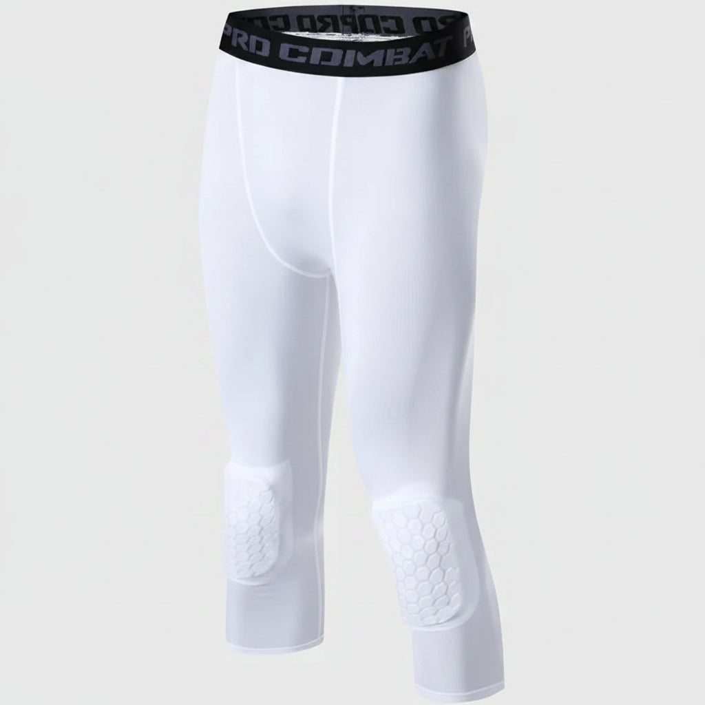 Ascend Performance Padded Compression Pants with Knee Protection
