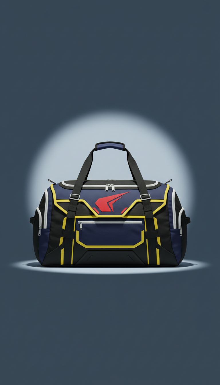 Training duffel bag with reinforced base